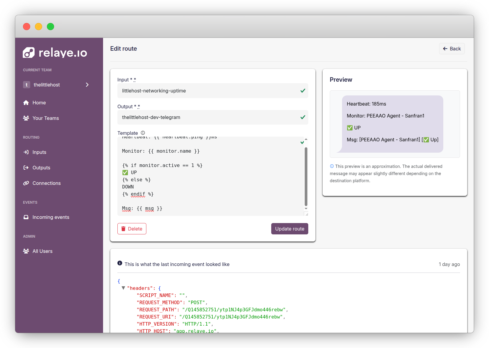 Template Editor Example